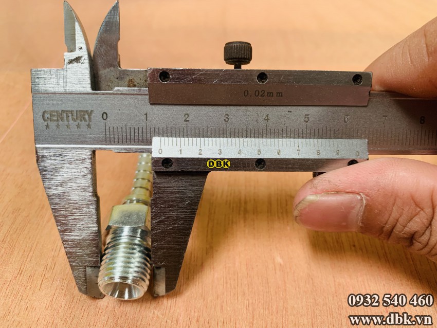 Dau Cut Thang 2 Giac 1 4 Inch R2At M13 Ren Con