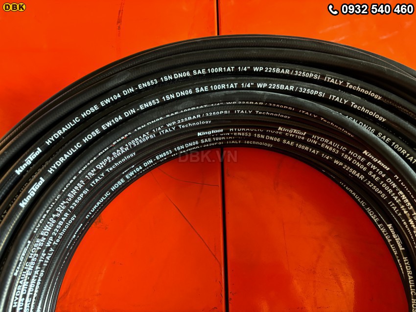Ống tuy ô 1 lớp 6mm (1/4 inch - ống trơn)
