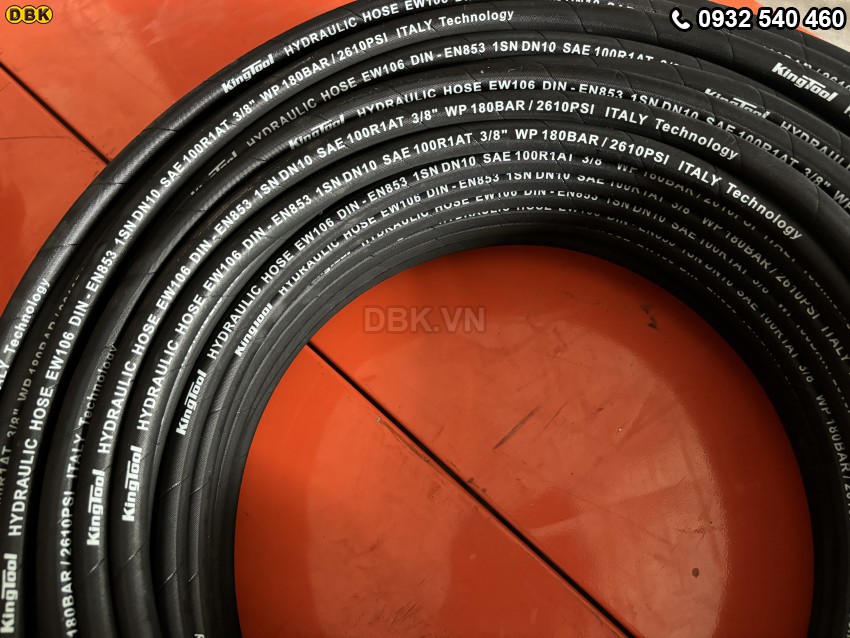 Ống tuy ô thủy lực 1 lớp 10mm (3/8 inch)