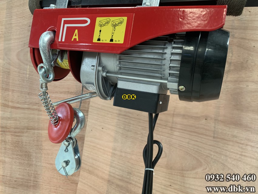 Tời điện PA200 200kg 12 mét