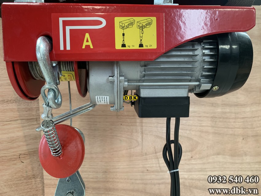 Tời điện PA200 200kg 12 mét