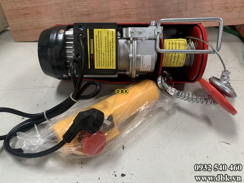 Tời điện PA200 200kg 12 mét